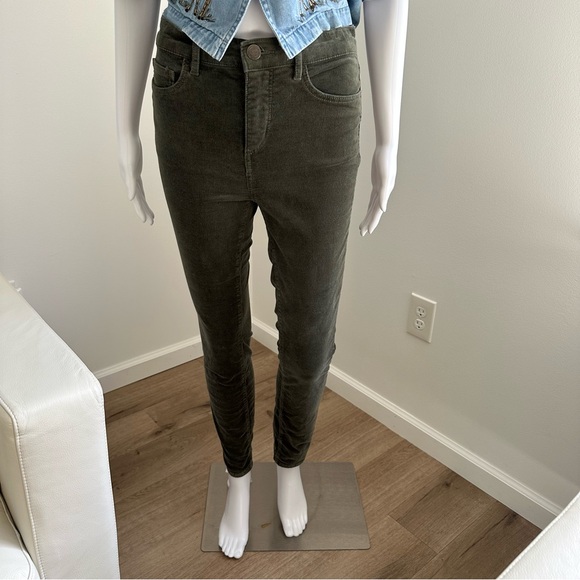 Loft Corduroy Skinny Green Pants (size0/25) - Picture 3 of 9
